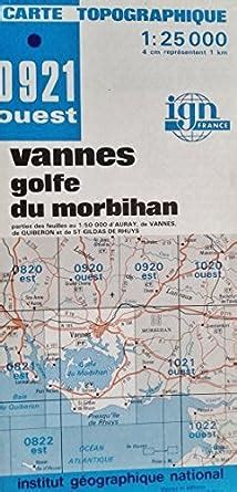 Amazon co jp Carte de randonnée Vannes golfe du morbihan IGN 0921