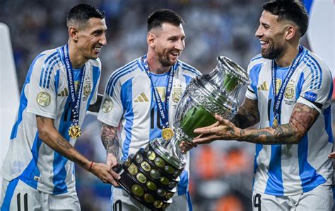 Argentina Wins Record 16th Copa America Title Beats Colombia 1 0 After