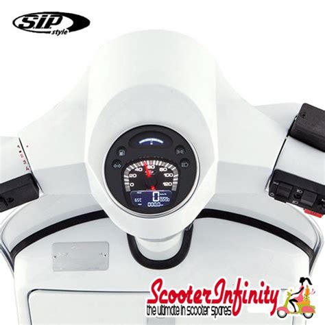 Sip Digital Speedo Rev Counter New V Black Face Vespa Px My