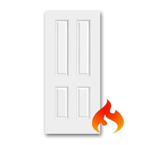 Steel 4 Panel Fire Rated Doors | Craftwood Products for Builders and ...