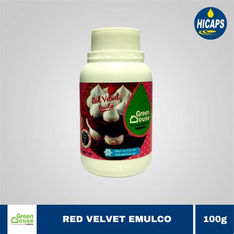 Hicaps Greenhouse Red Velvet Emulco 100g Flavor And Color Lazada Ph