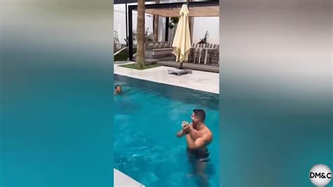 Christiano Ronaldo Throwing His Son From Pool One News Page Video