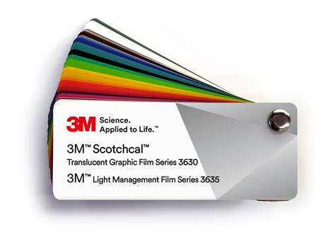 3m Scotchcal Translucent 3630 And 3635 Color Swatch 2023