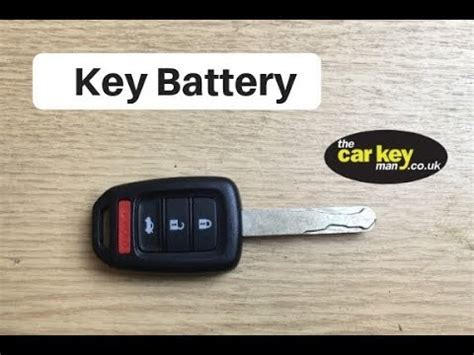 Honda Civic How Do I Get A Replacement Key Key Battery