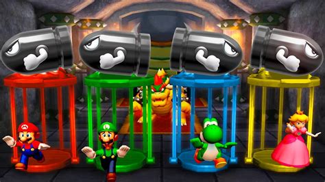 Mario Party The Top 100 Minigames Mario Vs Peach Vs Luigi Vs Yoshi Master Difficulty Youtube