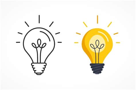 Premium Vector Light Bulb Icon