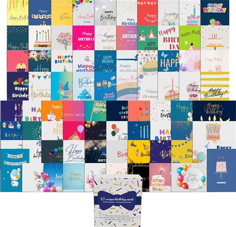 Amazon Dessie Unique Happy Birthday Card Assortment Bulk