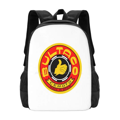 Bultaco Motorcycles School Bags Travel Laptop Backpack Bultaco