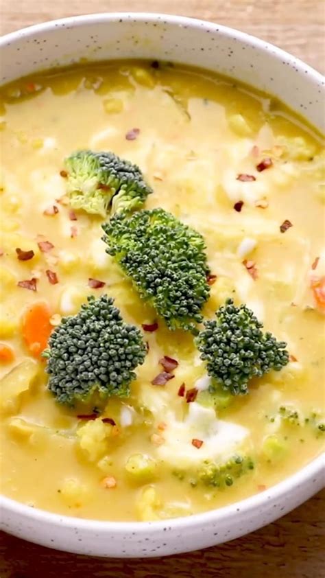 Quick And Easy Vegan Curried Broccoli Cauliflower Soup Artofit