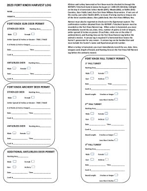 Fillable Online Fort Knox Military Reservation Fax Email Print Pdffiller