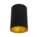 Support De Spot Saillie Gu Cylindre Noir Dor Miidex Lighting