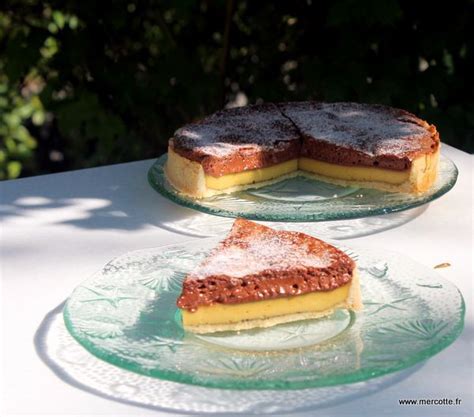 Tarte à la Crème de Vanille et Crousti Moelleux au Chocolat Et un peu