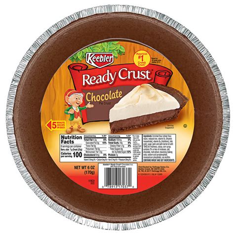 Keebler Ready Crust Chocolate Graham Crust 9 12 Case