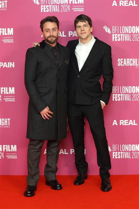 Kieran Culkin And Jesse Eisenberg At BFI London Film Festivals A REAL