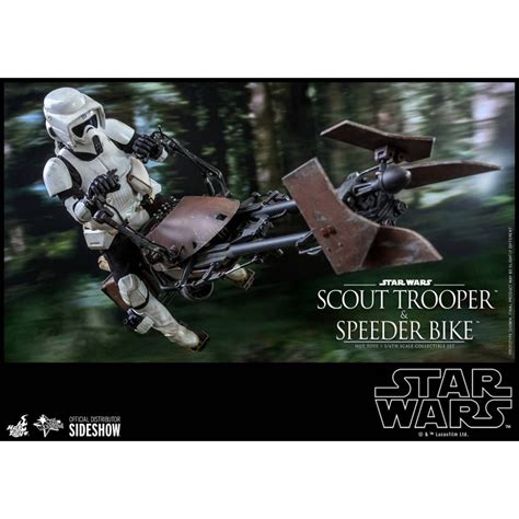 Star Wars Return Of The Jedi Scout Trooper And Speeder Bike