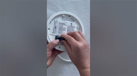 Adt Command Wireless Smoke Co Detector Replace The Battery Youtube