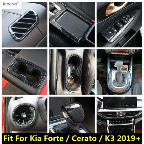 Carbon Fiber Accessories For Kia Cerato Forte K Window Lift