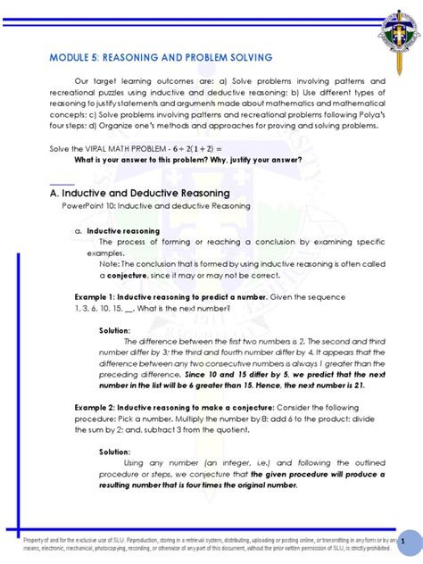 Module 5 Reasoning And Problem Solving Pdf Metalogic Formalism