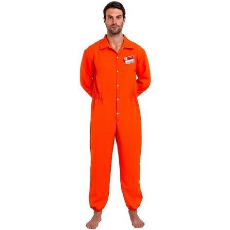 Free Shipping Spooktacular Creations Prisoner Jumpsuit Orange Prison