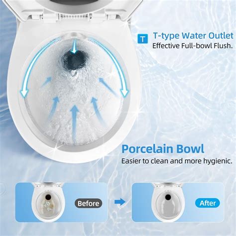 Yitahome | Durable RV Toilet with Enamel Bowl Convenient Foot Pedal ...