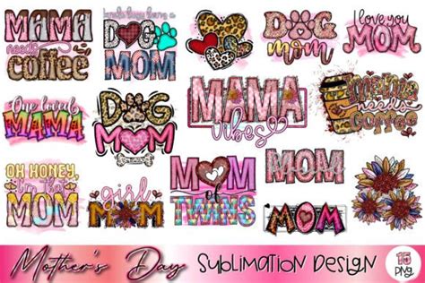 Mothers Day Sublimation Bundle Graphic By Designworld · Creative Fabrica