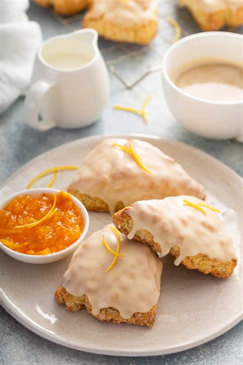 Glazed Orange Scones My Baking Addiction