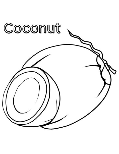 Top 20 Printable Coconut Coloring Pages - Online Coloring Pages