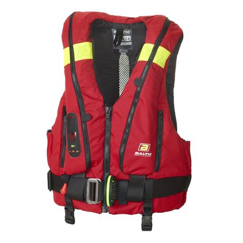 Baltic Hybrid 220n Foam And Gas Lifejacket With Harness Crewsafe