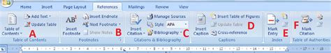 Tools Tab Ms Word Toolbar Reference Pada Microsoft Word 2007