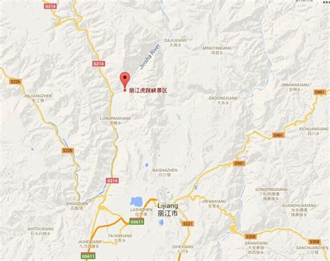 Maps Of Tiger Leaping Gorge Hiking Touryunnan Adventure Travel