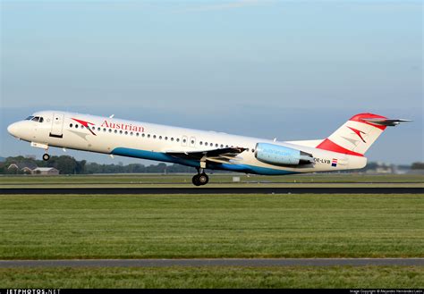 OE LVB Fokker 100 Austrian Airlines Alejandro Hernï½ndez Leï½n