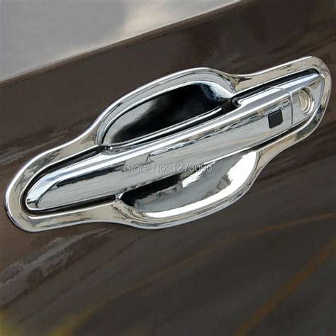 For 2016 Hyundai Tucson ABS Chrome Car Door Handle Cover Bowl Trim With