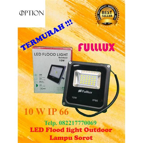 Jual Fulllux Lampu Sorot Led Flood Light Outdoor W Ip Burung