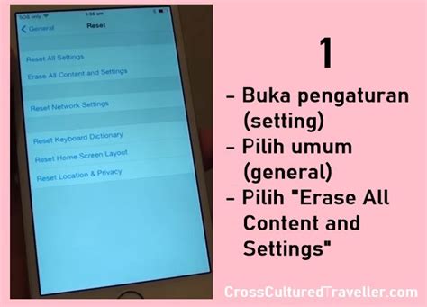 Cara Reset Iphone Manual Ke Setelan Pabrik Dengan Mudah Gambar