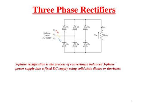 Solution Three Phase Rectifier Notes Studypool