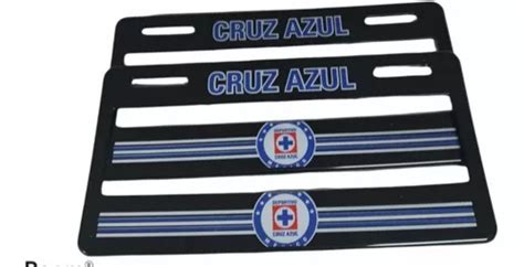 Juego De Porta Placa Decorado Ancho Cruz Azul Negro Azul MercadoLibre