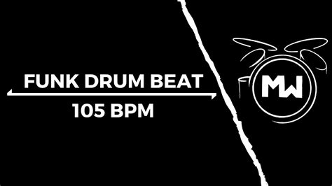 Funk Drum Beat 105 Bpm Backtrack 1 Youtube