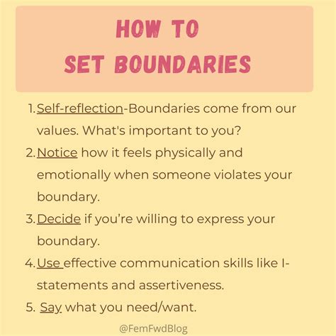 How To Set Boundaries In Relationships — Femfwd Relationship Advice For Women