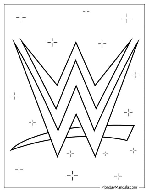 28 Wrestling & WWE Coloring Pages (Free PDF Printables)