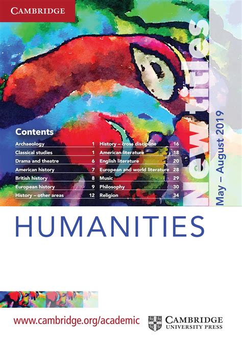 Humanities Summer Catalogue 2019 by Cambridge University Press - Issuu