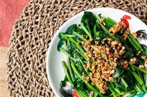 Stir Fried Chinese Broccoli Kai Lan With Oyster Sauce Asian