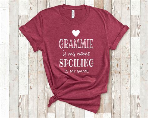 Grammie Is My Name Funny Grammie Shirt Ts For Grammie Etsy