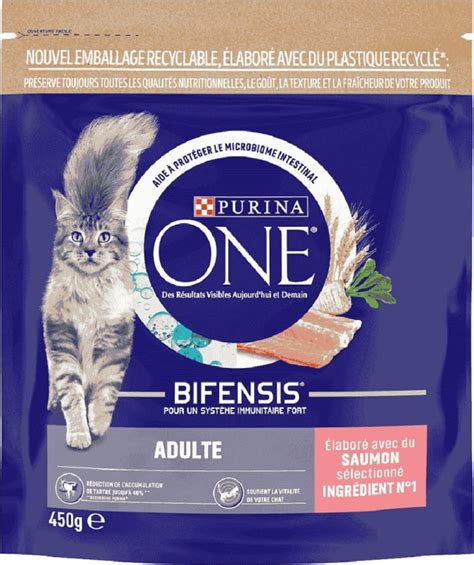 PURINA ONE Bifensis mit Lachs für erwachsene Katzen