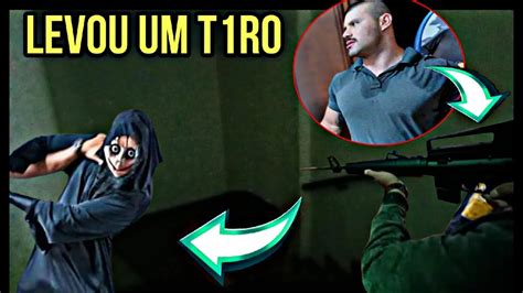 O POLICIAL DO LEO DA HORNET DEU UM T1RO NO MORADOR MISTERIOSO YouTube