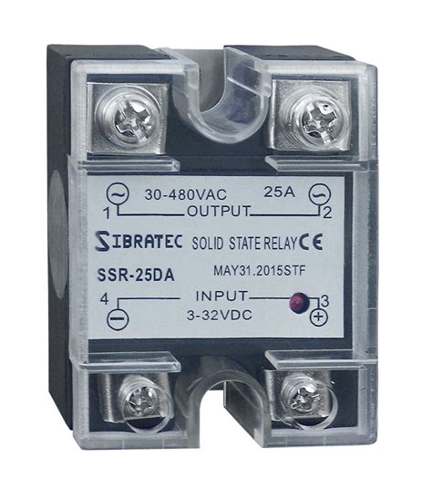 Relé de Estado Sólido Monofásico SSR 40Da 40A Importado Controle 3