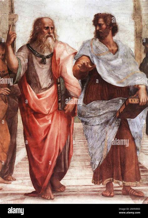 Plato And Aristotle Right Detail From The School Of Athens Fresco