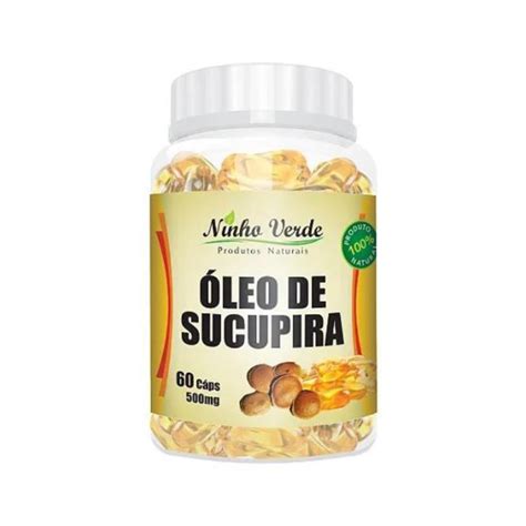 OLEO DE SUCUPIRA 60 CAPSULAS 500mg NINHO VERDE EMPORIO DAMELL