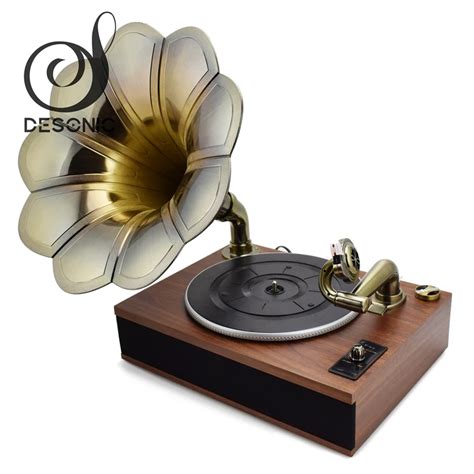 Antique Horn Gramophone Phonograph Turntable Record Player Wholesale - Buy Horn Gramophone,Horn ...