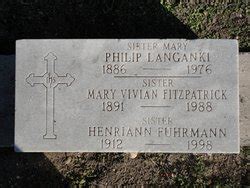 Sr Henriann Fuhrmann 1912 1998 Find A Grave Memorial