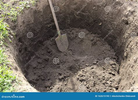 Deep Pit In The Ground Digging A Hole Stock Photo Image Of Hole